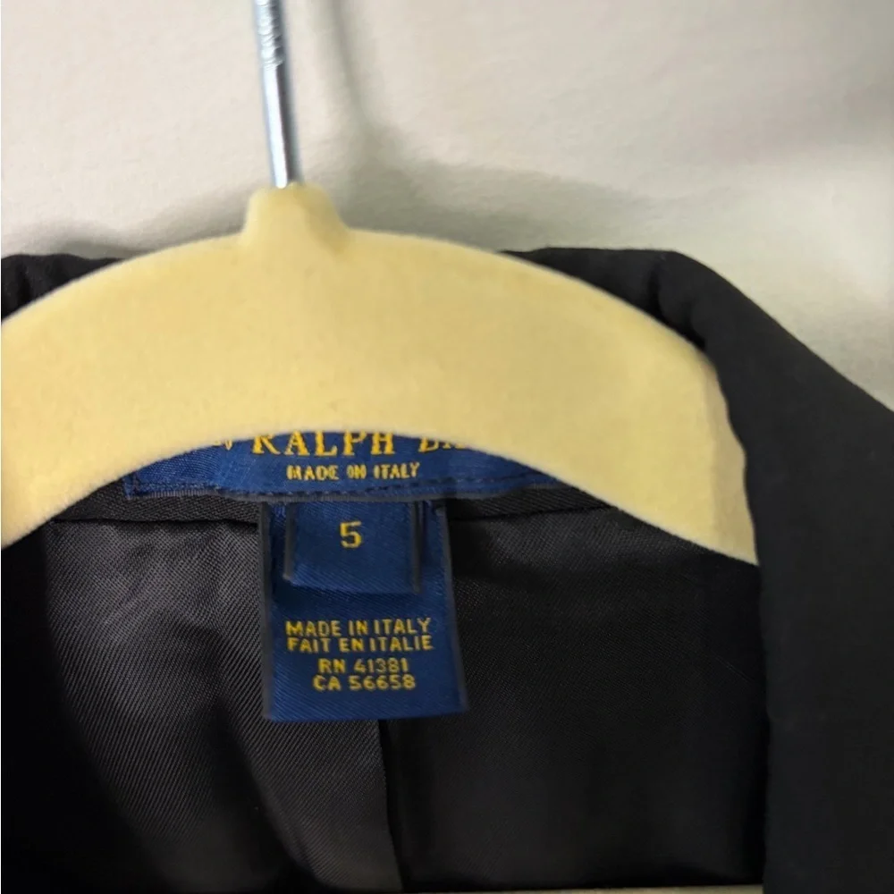 Ralph Lauren boys Italian Black suit jacket size 5
